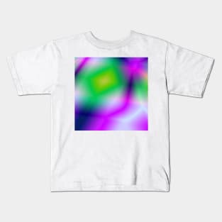 pink blue green texture design Kids T-Shirt